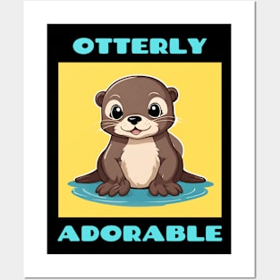 Otterly Adorable | Otter Pun Posters and Art